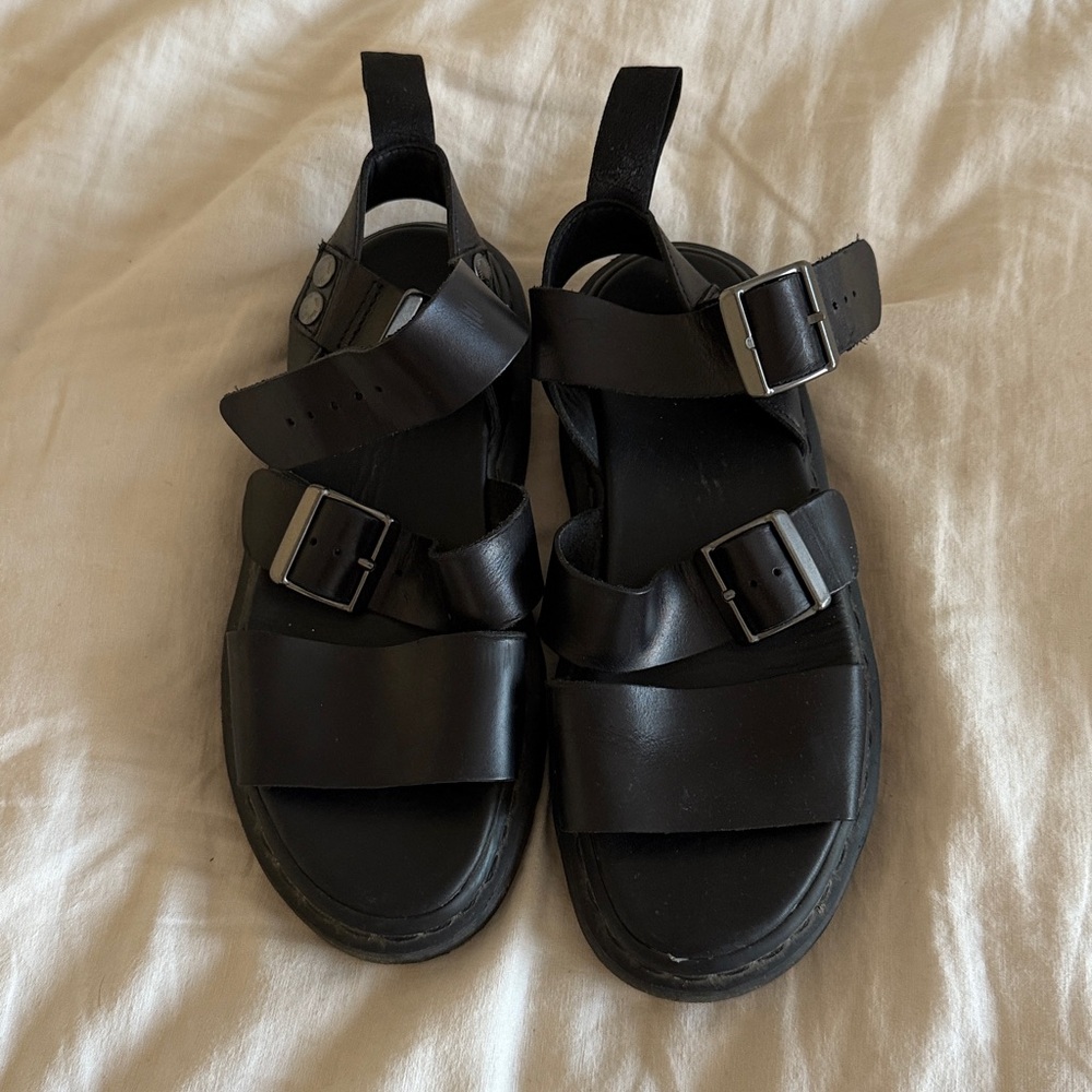 Dr. Martens Black Sandals